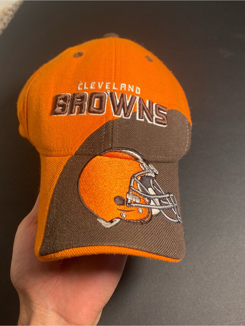 NFL Vintage Reebok Cleveland Browns Wool Adjustable Strap Hat Cap One Size